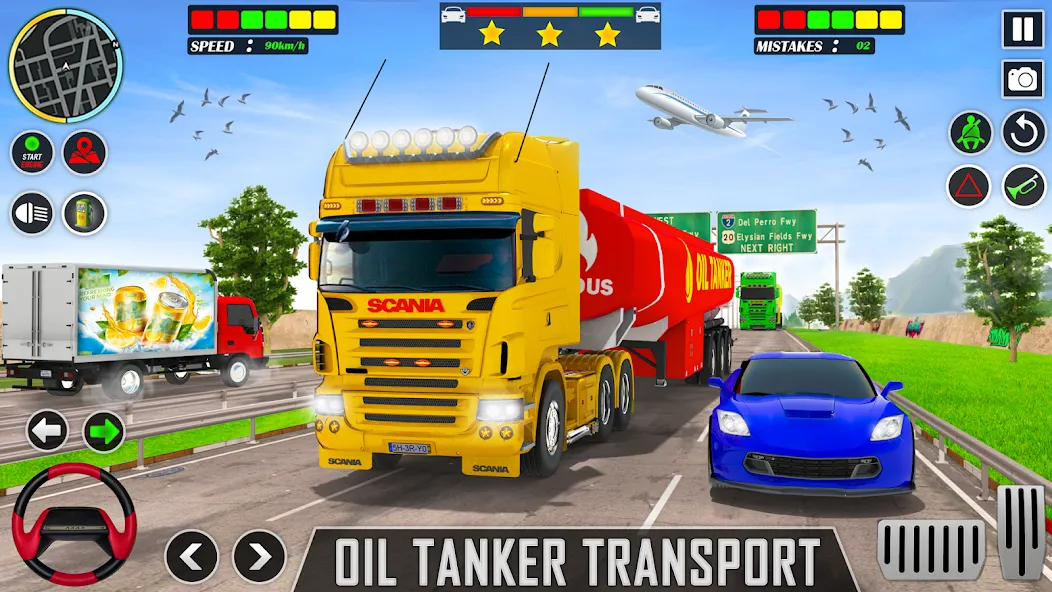 Offroad Oil Tanker Truck Games (Оффроуд Игры на машинецистерне для нефти)  [МОД Unlimited Money] Screenshot 1