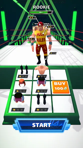 Wrestling Trivia Run (Рестлинг Тривия Ран)  [МОД Unlocked] Screenshot 2