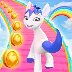 Скачать взлом Unicorn Kingdom: Running Games (Юникорн Кингдом)  [МОД Unlimited Money] - последняя версия apk на Андроид