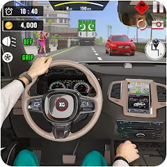 Скачать взломанную City Car Driving - Car Games (Сити Кар Драйвинг)  [МОД Все открыто] - последняя версия apk на Андроид