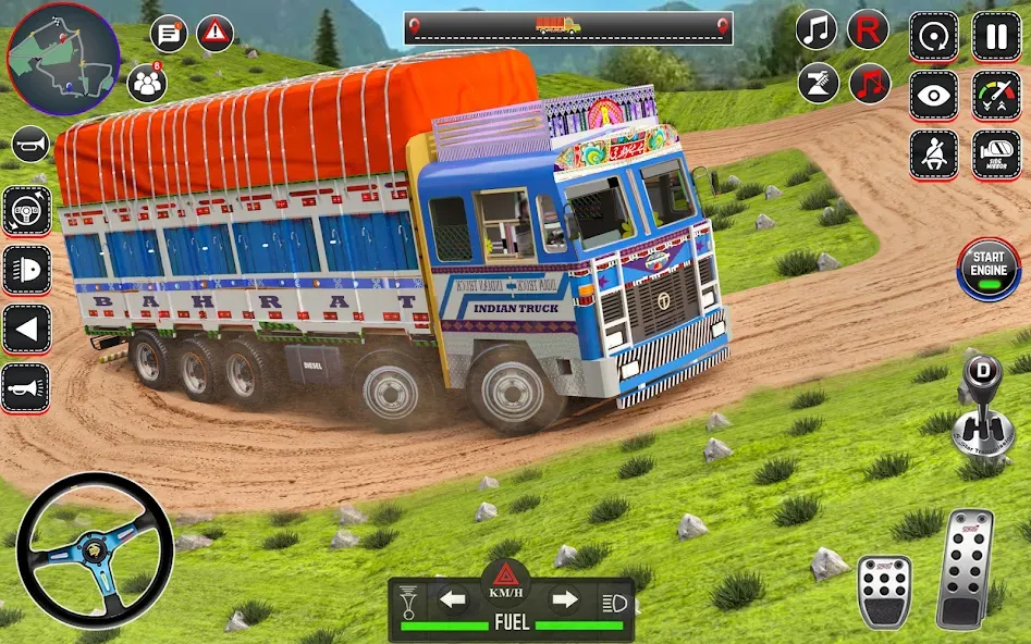 Indian Truck Drive Truck Games (Индийский грузовой симулятор)  [МОД Mega Pack] Screenshot 3