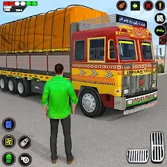 Скачать взлом Indian Truck Drive Truck Games (Индийский грузовой симулятор)  [МОД Mega Pack] - полная версия apk на Андроид