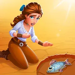 Взломанная Island Hoppers: Jungle Farm (Айслэнд Квеставэй)  [МОД Mega Pack] - полная версия apk на Андроид