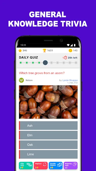 QuizzClub. Quiz & Trivia game (КвиззКлуб)  [МОД Меню] Screenshot 1