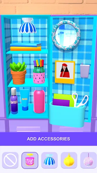 DIY Locker 3D (ДИУАЙ Локер 3Д)  [МОД Menu] Screenshot 4