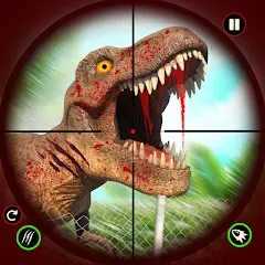 Скачать взлом Dino Hunting Sniper Shooter 3D  [МОД Меню] - полная версия apk на Андроид