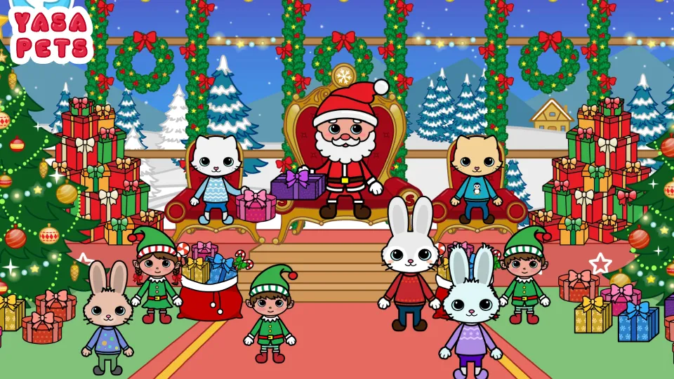 Yasa Pets Christmas (Яса Петс Кристмас)  [МОД Unlimited Money] Screenshot 1