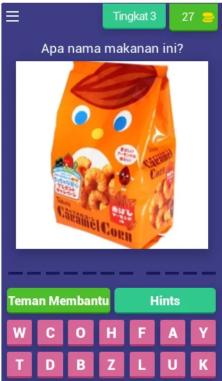 Tebak Makanan Ringan Indonesia (Гаме маканан Ринган)  [МОД Unlocked] Screenshot 4