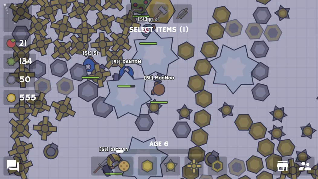 MooMoo.io (Official)  [МОД Mega Pack] Screenshot 2