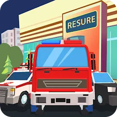 Взломанная Idle Rescue Tycoon (Айдл Рескью Тайкун)  [МОД Все открыто] - последняя версия apk на Андроид