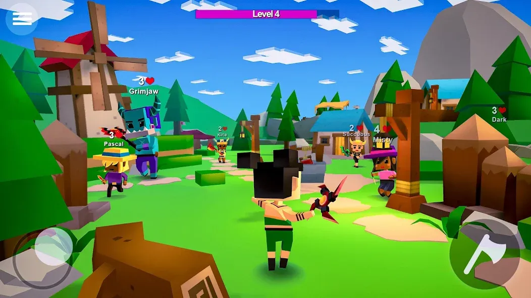 AXES.io  [МОД Бесконечные деньги] Screenshot 2