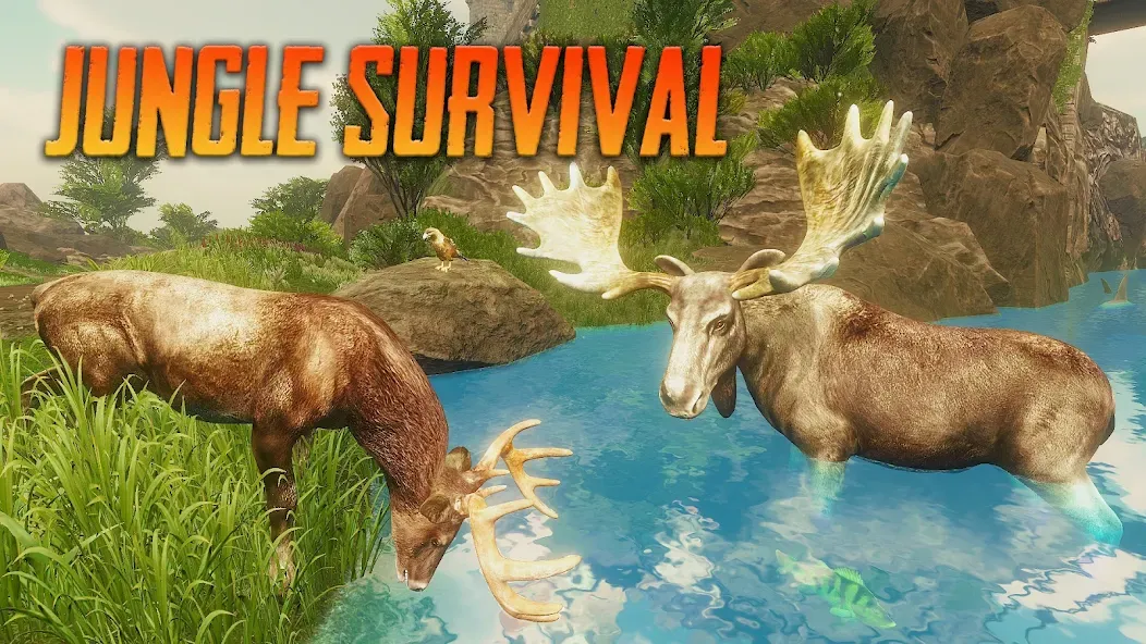 The Moose - Animal Simulator (Зе Мус)  [МОД Unlocked] Screenshot 1