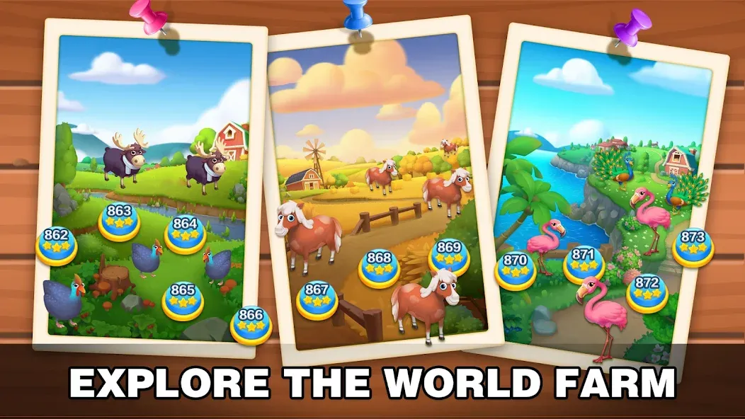 Solitaire Farm: Card Games (Соляр Фарм)  [МОД Бесконечные деньги] Screenshot 5