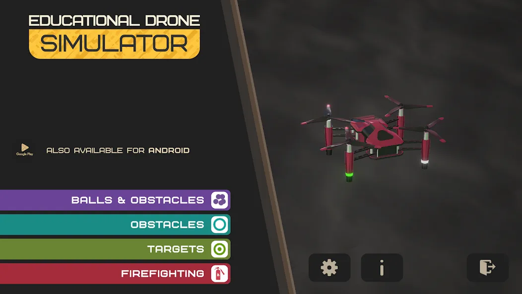 Edu Drone Simulator  [МОД Mega Pack] Screenshot 1