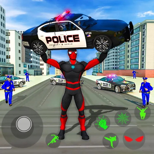 Spider Miami Rope Hero Ninja  [МОД Все открыто] Screenshot 1