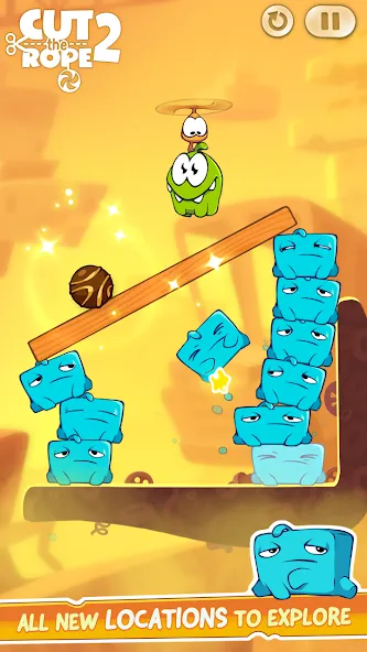 Cut the Rope 2 (Кат зе Роуп 2)  [МОД Много монет] Screenshot 5