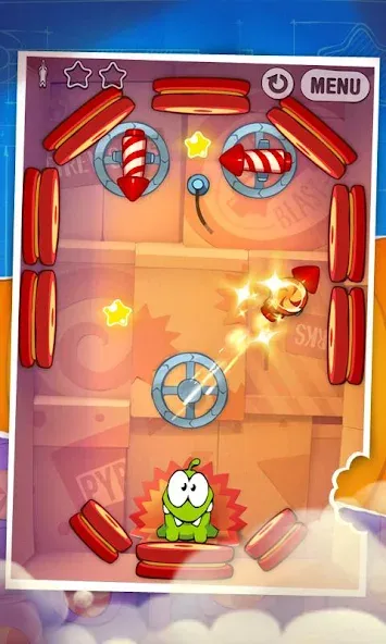 Cut the Rope: Experiments (Кат зе Роуп)  [МОД Menu] Screenshot 4