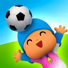 Взломанная Talking Pocoyo Football  [МОД Menu] - полная версия apk на Андроид