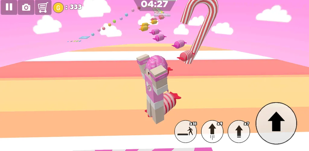 Candy Parkour Sweet girl (Кенди Паркур Свит грл)  [МОД Menu] Screenshot 5