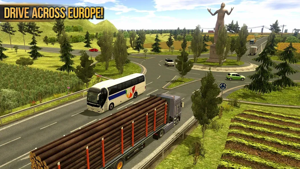 Truck Simulator : Europe  [МОД Бесконечные монеты] Screenshot 3