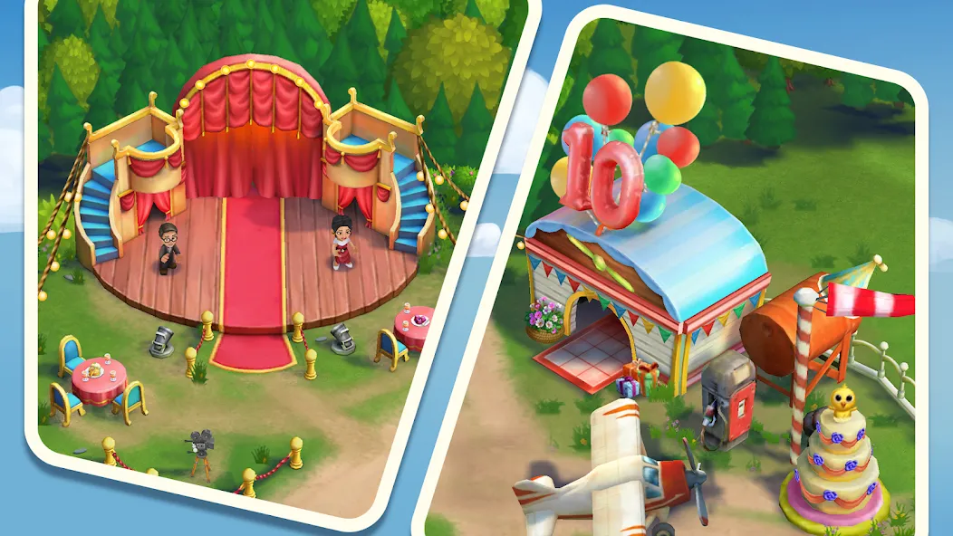 FarmVille 2: Country Escape (ФармВилл 2 С)  [МОД Menu] Screenshot 2