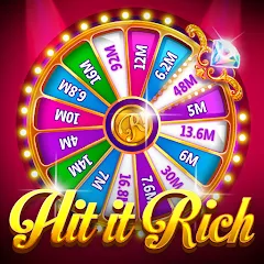 Скачать взломанную Hit it Rich! Casino Slots Game  [МОД Бесконечные деньги] - полная версия apk на Андроид