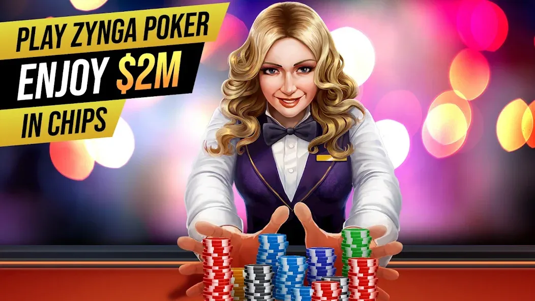 Zynga Poker ™ – Texas Holdem (Зинга Покер)  [МОД Все открыто] Screenshot 2