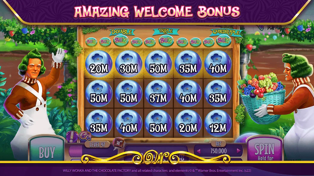 Willy Wonka Vegas Casino Slots (Вилли Вонка Вегас Казино Слоты)  [МОД Unlimited Money] Screenshot 5