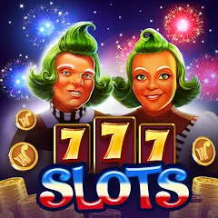 Взломанная Willy Wonka Vegas Casino Slots (Вилли Вонка Вегас Казино Слоты)  [МОД Unlimited Money] - последняя версия apk на Андроид