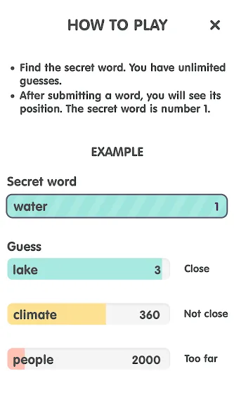 Contexto: Popular Words Game (Контекст)  [МОД Меню] Screenshot 5