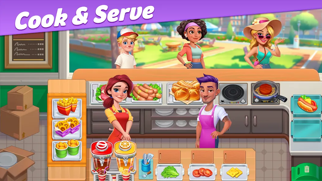 Restaurant Rescue - Food Games (Ресторанный спасатель)  [МОД Бесконечные деньги] Screenshot 1