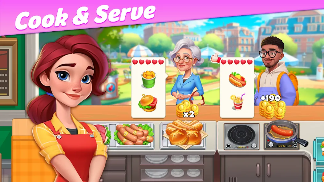 Restaurant Rescue - Food Games (Ресторанный спасатель)  [МОД Бесконечные деньги] Screenshot 4