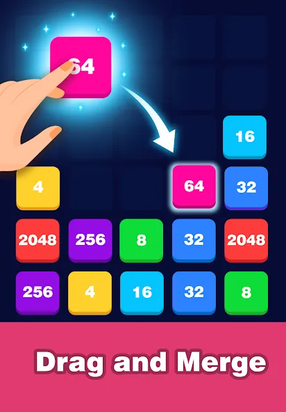 2248 Number block puzzle 2048 (Две тысячи двести сорок восемь)  [МОД Бесконечные деньги] Screenshot 4