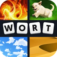 Взлом 4 Bilder 1 Wort (Картинки 1 Слово)  [МОД Mega Pack] - последняя версия apk на Андроид