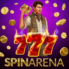 Взлом SpinArena Online Casino Slots (СпинАрена Онлайн Казино Слоты)  [МОД Много денег] - стабильная версия apk на Андроид