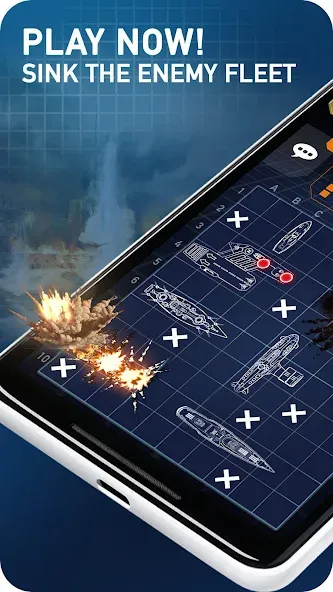 Fleet Battle - Sea Battle  [МОД Unlimited Money] Screenshot 1