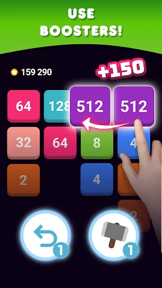 2048: Puzzle Game! Merge Block (Две тысячи сорок восемь)  [МОД Все открыто] Screenshot 4