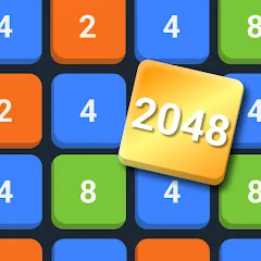 Скачать взлом 2048: Puzzle Game! Merge Block (Две тысячи сорок восемь)  [МОД Все открыто] - стабильная версия apk на Андроид