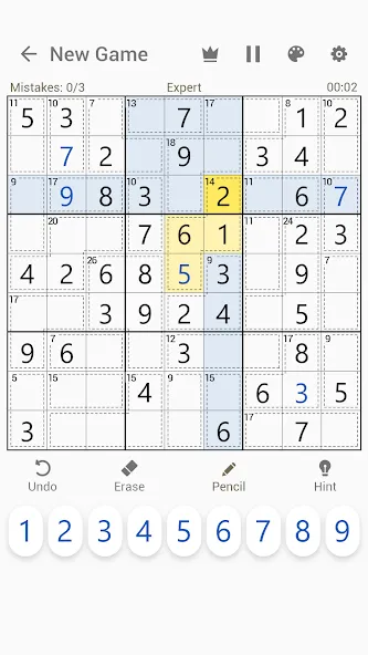 Killer Sudoku - Sudoku Puzzles  [МОД Много монет] Screenshot 2