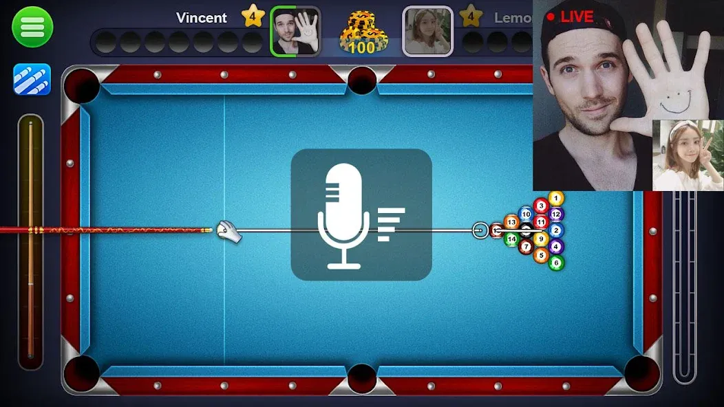 8 Ball Live - Billiards Games (Бол Лайв)  [МОД Mega Pack] Screenshot 5