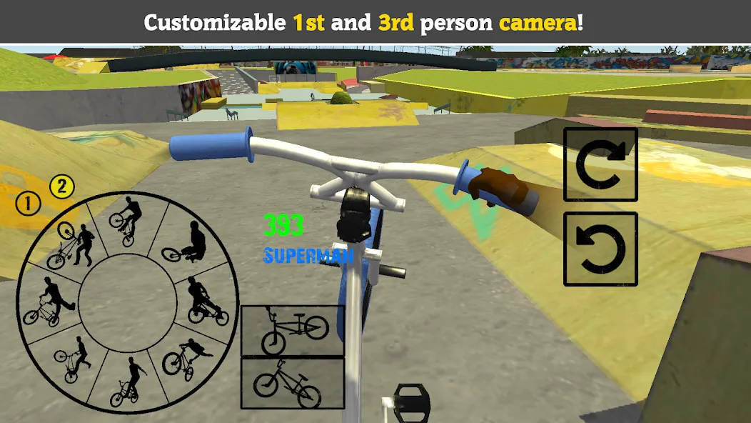 BMX FE3D 2 (БМХ ФЭ3Д 2)  [МОД Unlocked] Screenshot 2