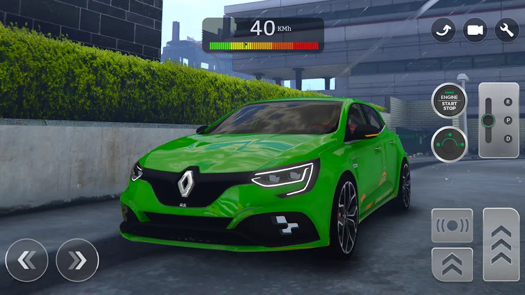 Renault Megane RS Simulator (Рено Меган  Симулятор)  [МОД Меню] Screenshot 2