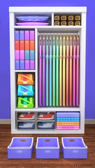 Fill the Closet: Organize Game (Фил зе Клозет)  [МОД Бесконечные монеты] Screenshot 4