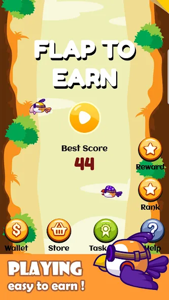 Flap To Earn (Флап Ту Ирн)  [МОД Все открыто] Screenshot 1