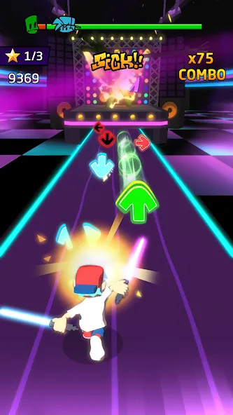 Blade Night : Rhythm Saber (Блейд Найт)  [МОД Menu] Screenshot 3