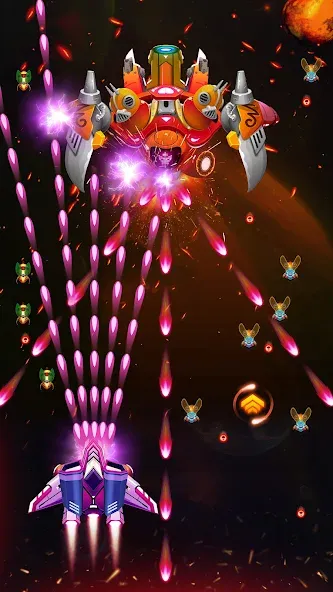 Galaxy Attack - Alien Shooter (Гэлэкси аттак)  [МОД Много монет] Screenshot 2