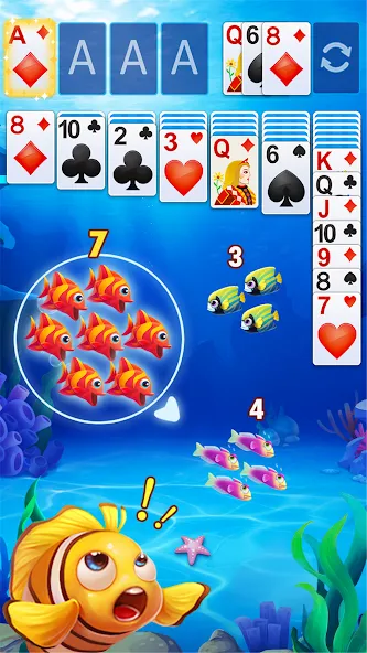 Solitaire Fish  [МОД Меню] Screenshot 1