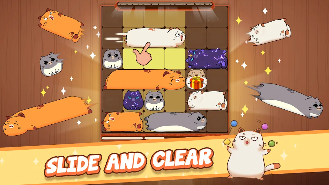 Haru Cats: Cute Sliding Puzzle (Хару Кэтс)  [МОД Все открыто] Screenshot 1