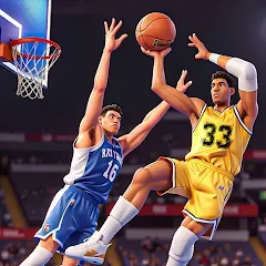 Скачать взломанную Dunk Smash: Basketball Games (Баскетбольные игры)  [МОД Меню] - стабильная версия apk на Андроид