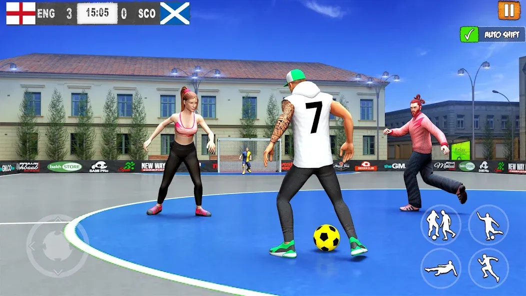 Street Football: Futsal Games (Стрит Футбол)  [МОД Много денег] Screenshot 2